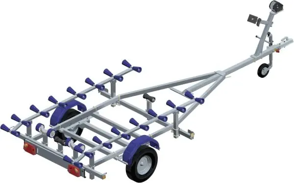 El barco de la puerta del remolque sol manera neumático de gama