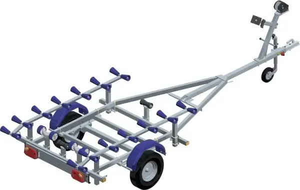 El barco de la puerta del remolque sol manera neumático de gama