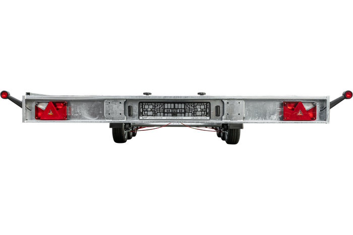Remolque portacoches de tres ejes 800X230 UNIPLAT 800/3 S 3500 KG - Imagen 4