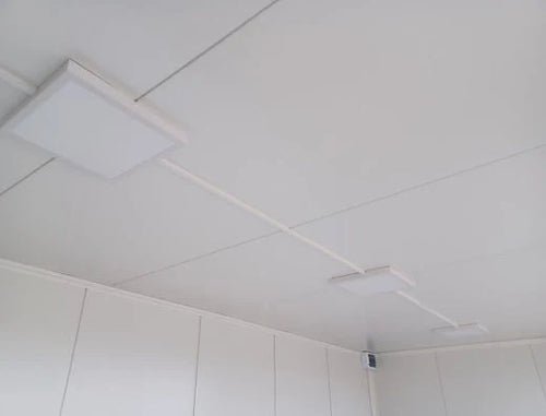 CONTENEDOR DE OFICINA OPEN SPACE 3×6 CON VITRINAS - Imagen 6