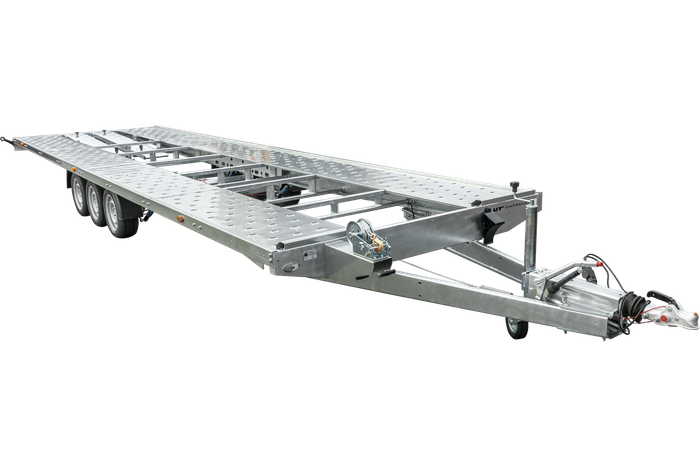 Remolque portacoches de tres ejes 800X230 UNIPLAT 800/3 S 3500 KG