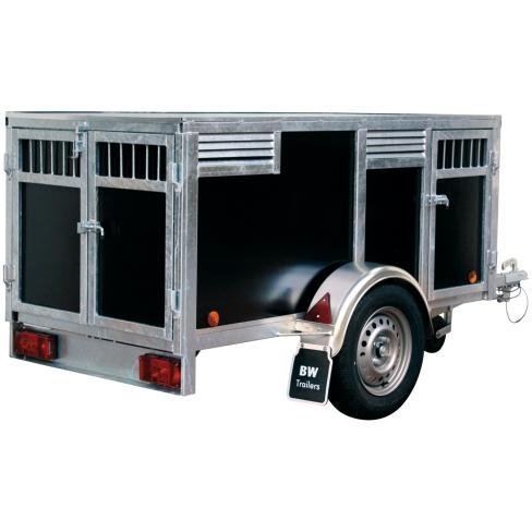 Remolque para 4 perros-marrón - Imagen 2