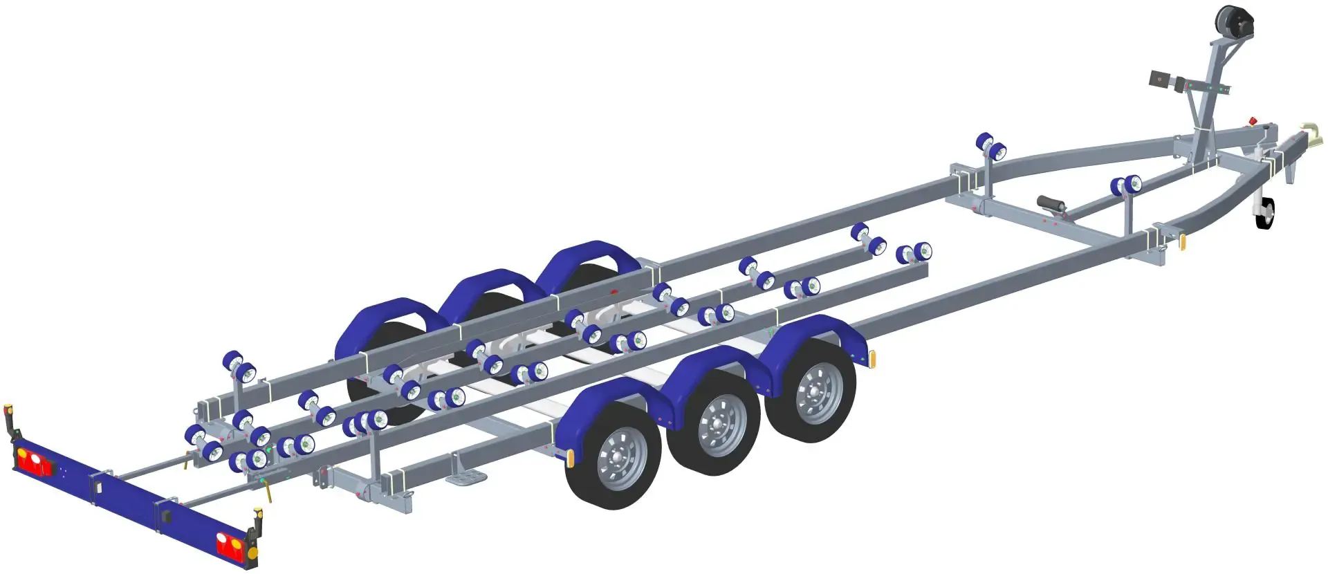 Remolque para puerta de barco Sun way tbt16