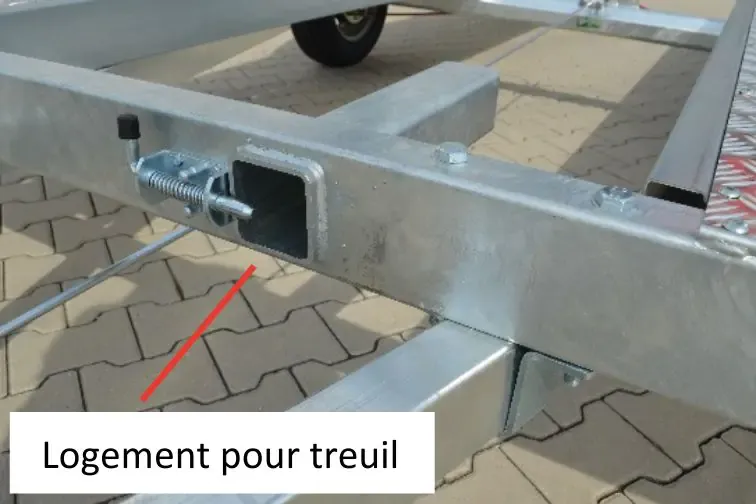 Remolque para puerta de coche anssems amt 1300 eco 340 - Imagen 2