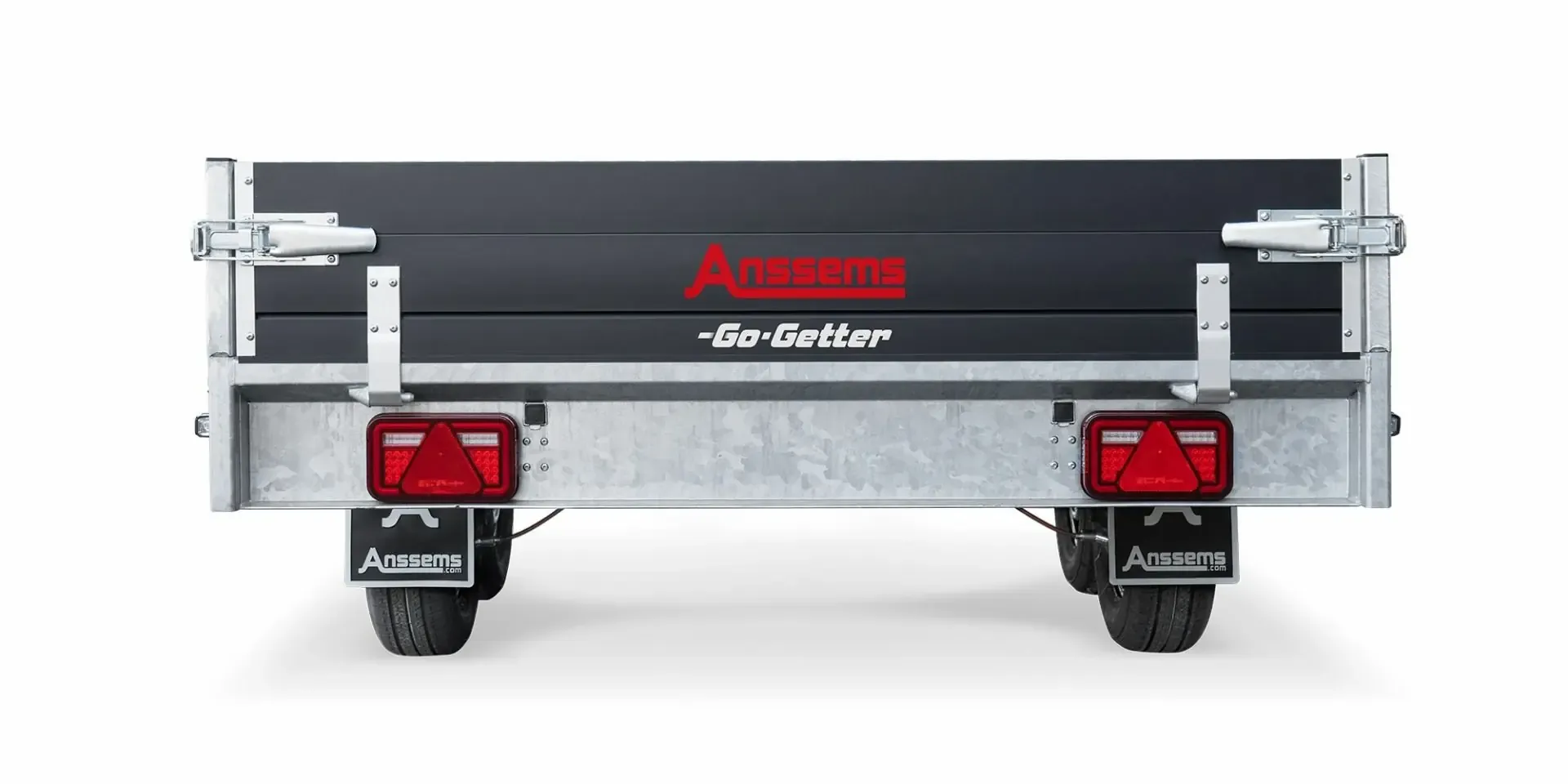 Remolque de plataforma Anssems psx 3000.325 go-getter con ruedas debajo - Imagen 2